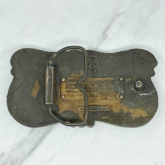 Vintage Bergamot Brass Works Cenex Farmers Union Central Exchange Belt Buckle ✨ - Picture 2 of 9